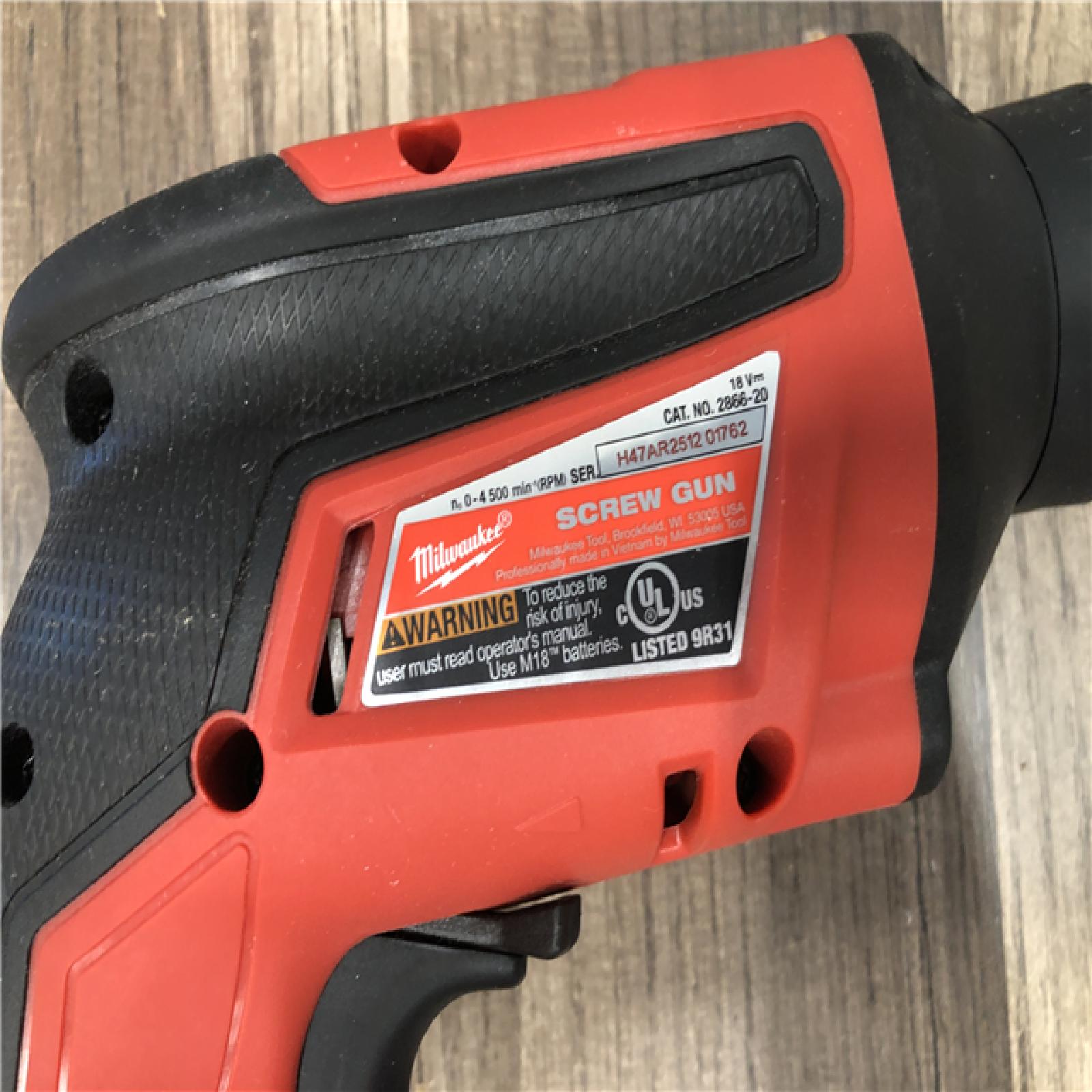 AS-IS Milwaukee  FUEL 18V Lithium-Ion Brushless Cordless Drywall Screw Gun (Tool-Only)
