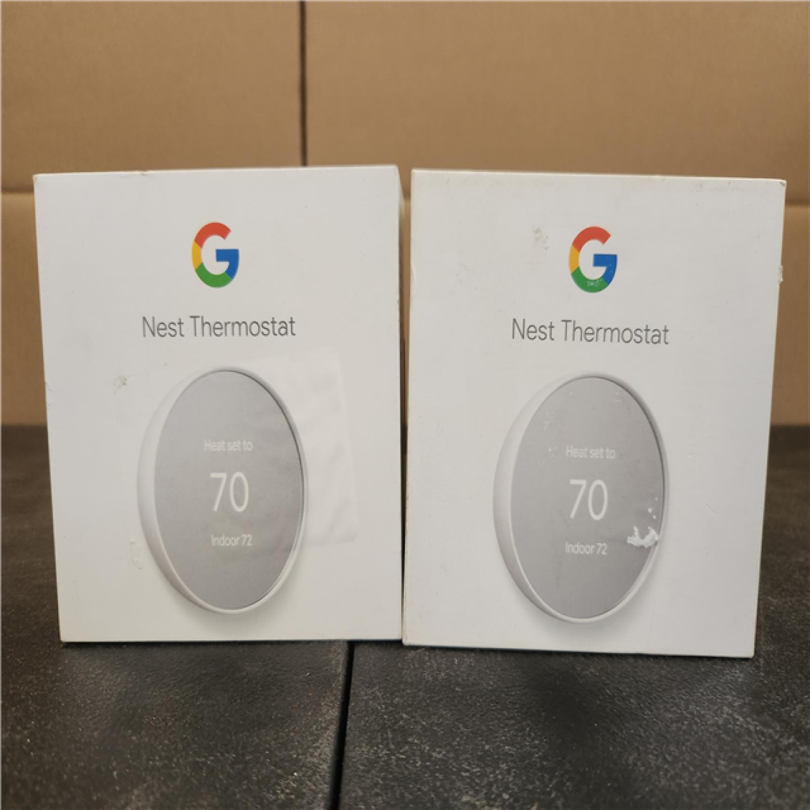 Phoenix Google Nest Thermostat - Smart Programmable Wi-Fi Thermostat (2-Pack)