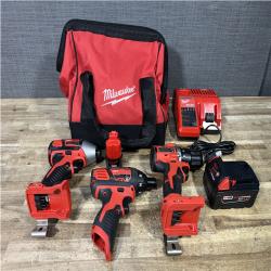 Houston Location Milwaukee Screwdriver and Impact Driver and Hammer Drill Driver and Batteries QTY/2 with Charger