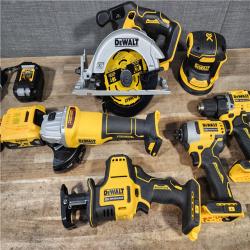HOUSTON LOCATION - AS-IS DEWALT 20-Volt MAX ToughSystem Lithium-Ion 6-Tool Cordless Combo Kit