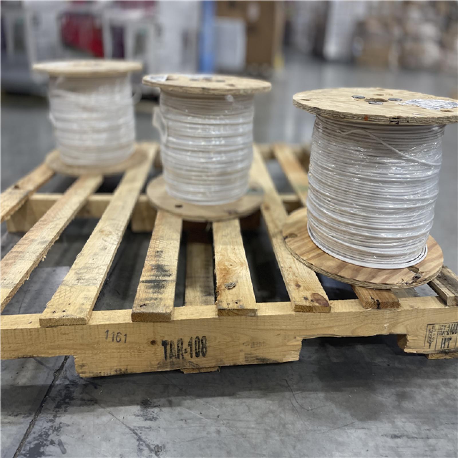 DALLAS LOCATION - Southwire 2 500 ft. 10 White Stranded CU XHHW Wire PALLET-(SEE NOTES)