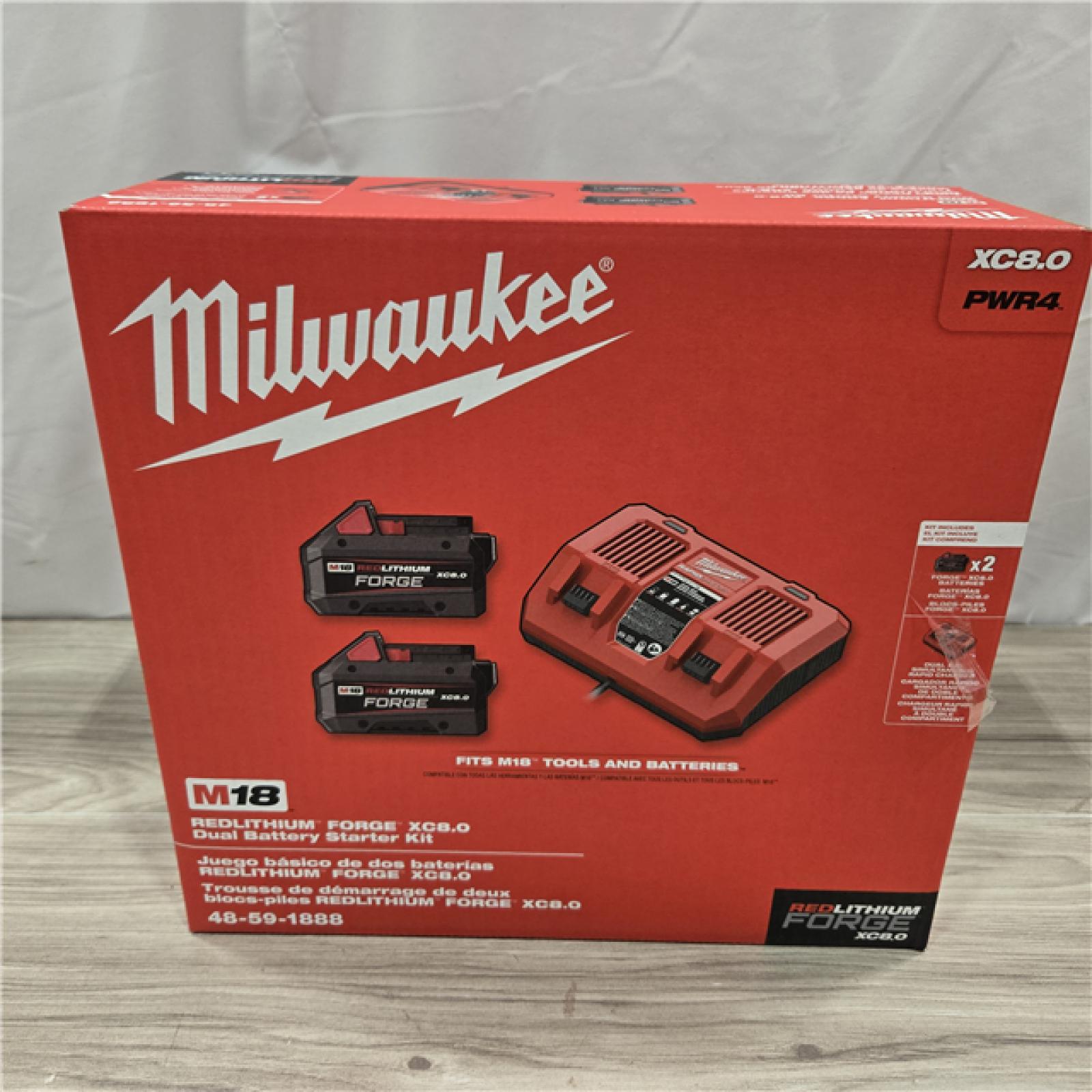 NEW! - M18 18-Volt Lithium-Ion REDLITHIUM FORGE Starter Kit