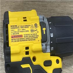 AS-IS DEWALT ATOMIC 20-Volt MAX Brushless Cordless 1/2 in. Hammer Drill (Tool-Only)