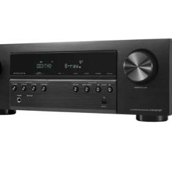 NEW! - Denon - AVR-S570BT (70W X 5) 5.2-Ch. Bluetooth Capable 8K Ultra HD HDR Compatible AV Home Theater Receiver - Black