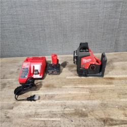 HOUSTON LOCATION - AS-IS Milwaukee-3632-21 M12 Green Beam Laser 360° 3-Plane Kit