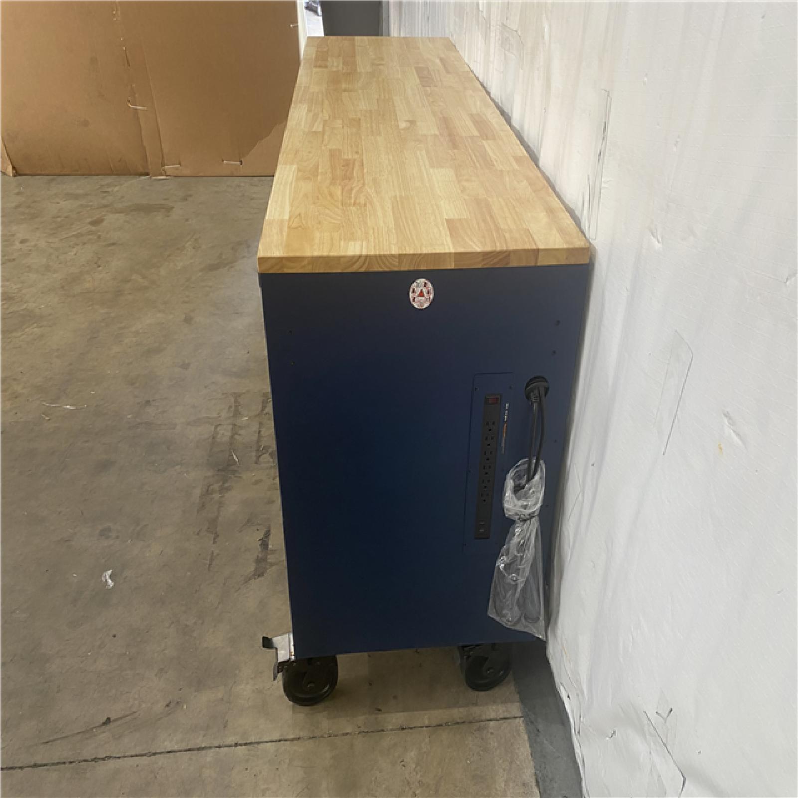 Houston Location AS-IS Husky Tool Storage 61in. W x23in D. Mobile Work Bench