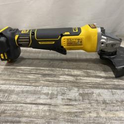 AS-IS DEWALT 20V XR Cordless 4-1/2. in. to 5 in. Variable Speed Angle Grinder (Tool Only)