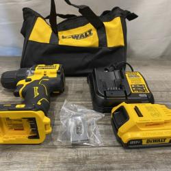 AS-IS DEWALT Atomic 20V Lithium-Ion Cordless Compact 1/2 in. Drill/Driver Kit