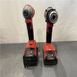 AS-IS - Milwaukee M18 18-Volt Lithium-Ion Brushless Cordless Compact Hammer Drill/Impact Combo Kit