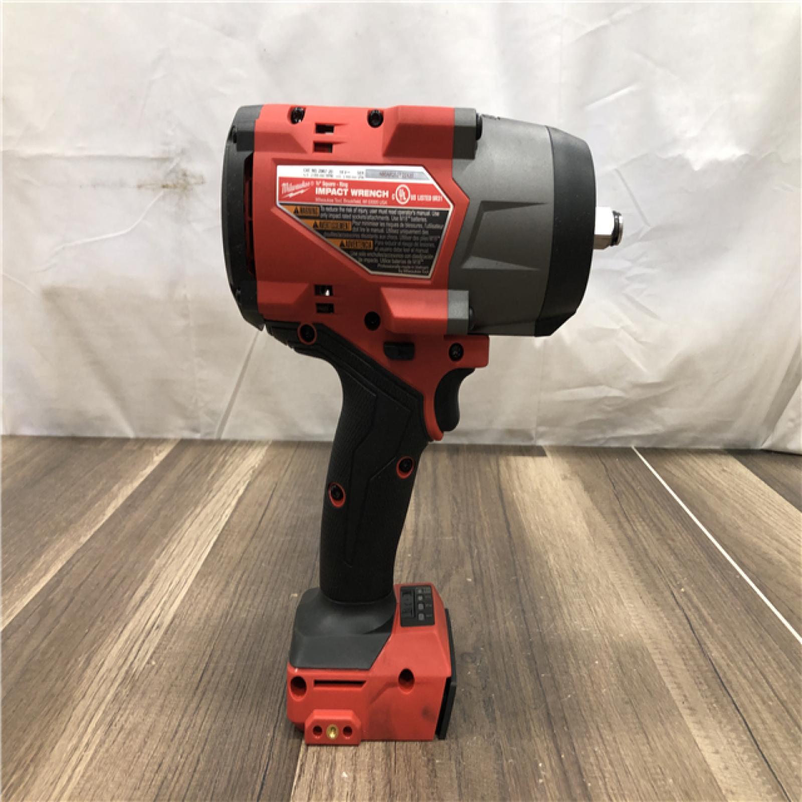 AS-IS Milwaukee FUEL 18V Lithium-Ion Brushless Cordless 1/2 in. Impact Wrench with Friction Ring (Tool-Only)