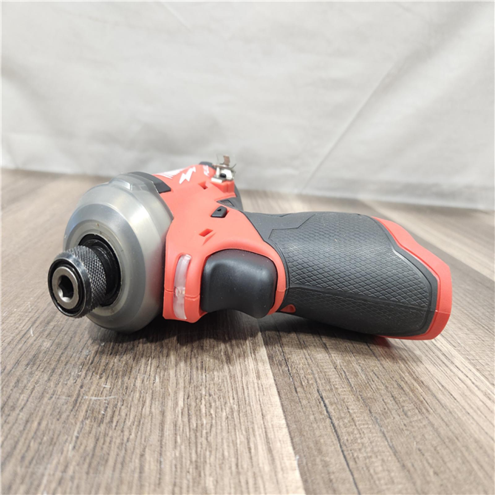 AS-IS- Milwaukee M12 FUEL SURGE 12-Volt Lithium-Ion Brushless Cordless 1/4 in. Hex Impact Driver (Tool-Only)