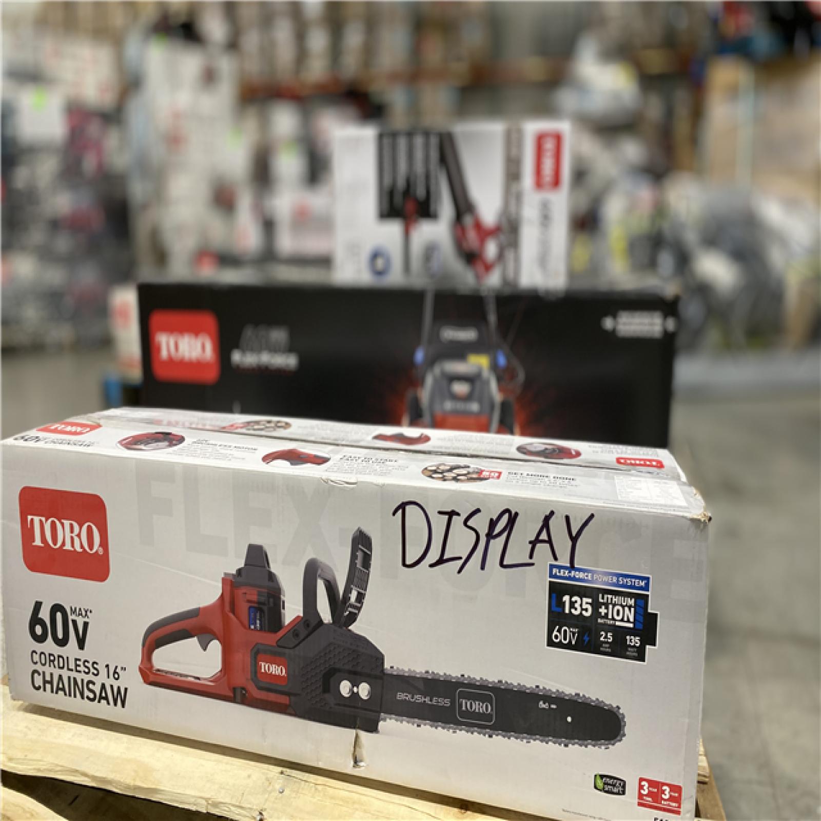 DALLAS LOCATION- NEW! TORO MIXED TOOL PALLET - (4 UNITS)