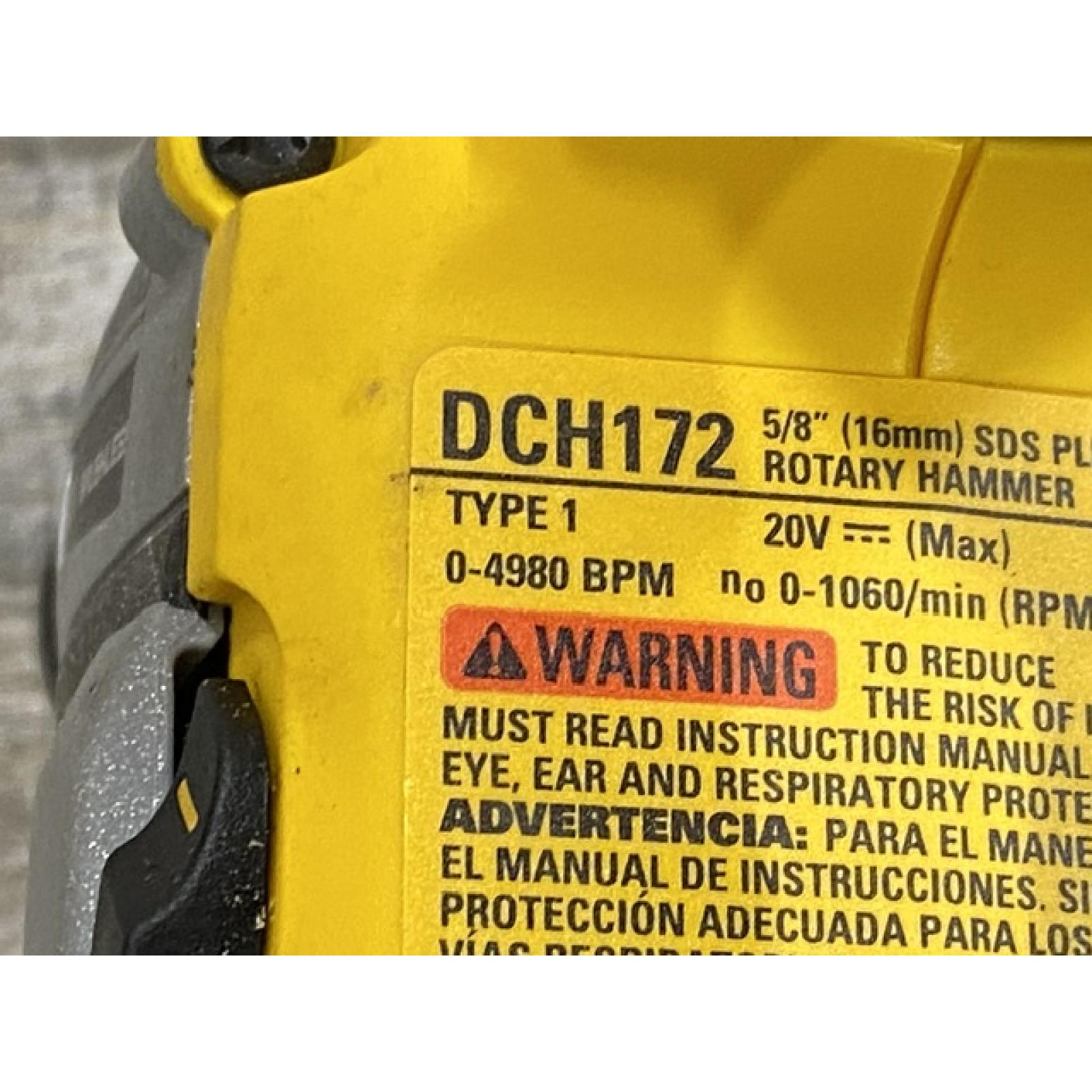 AS-IS DEWALT ATOMIC 20V MAX Cordless Brushless Ultra-Compact 5/8 in. SDS Plus Hammer Drill (Tool Only)