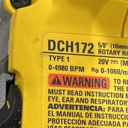 AS-IS DEWALT ATOMIC 20V MAX Cordless Brushless Ultra-Compact 5/8 in. SDS Plus Hammer Drill (Tool Only)