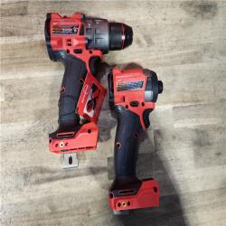 HOUSTON LOCATION - AS-IS (APPEARS LIKE NEW) Milwaukee FUEL 18V Lithium-Ion Brushless Cordless Hammer Drill and Impact Driver Combo Kit