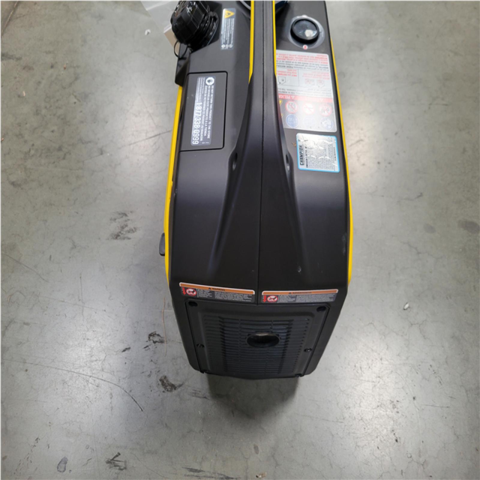 CALIFORNIA NEW CHAMPION 4500/3500-Watt Electric Start Gasoline/Propane Powered Dual Fuel Inverter Generator with Quiet Technology and CO Shield