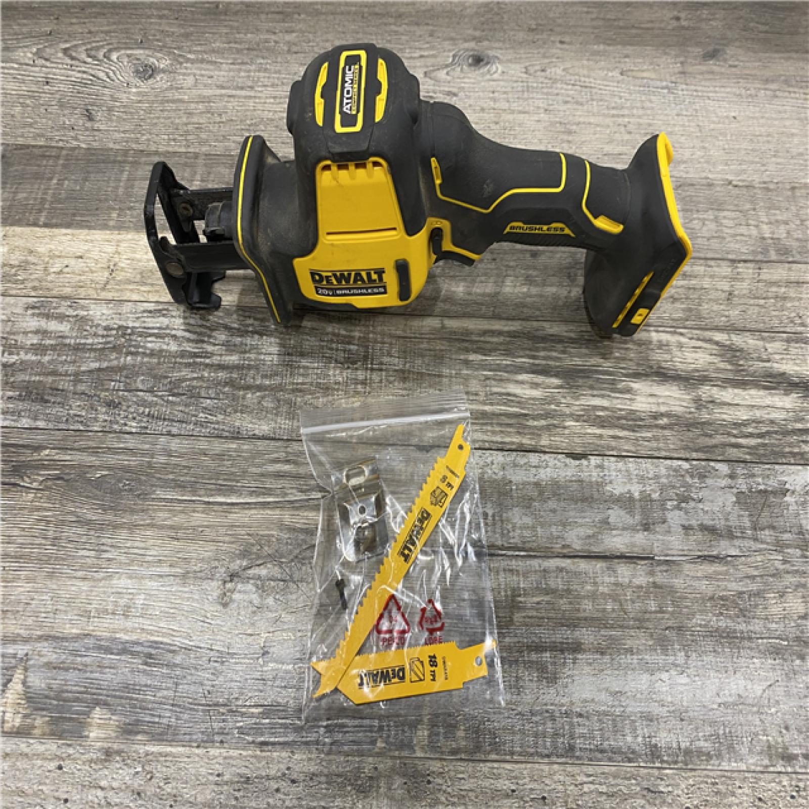 AS-IS DEWALT ATOMIC 20V MAX Cordless Brushless Compact Reciprocating Saw (Tool Only)