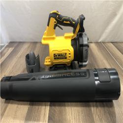 AS-IS DEWALT 20V MAX 125 MPH 450 CFM Brushless Cordless Handheld Leaf Blower with Concentrator Nozzle (Tool Only)