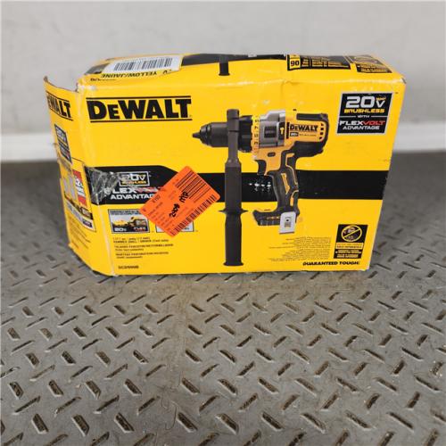 Houston Location - AS-IS Dewalt DCD999B 20V MAX Flexvolt 1/2  Cordless Hammer Drill Bare Tool (MISSING HANDLE) - Appears IN LIKE NEW Condition