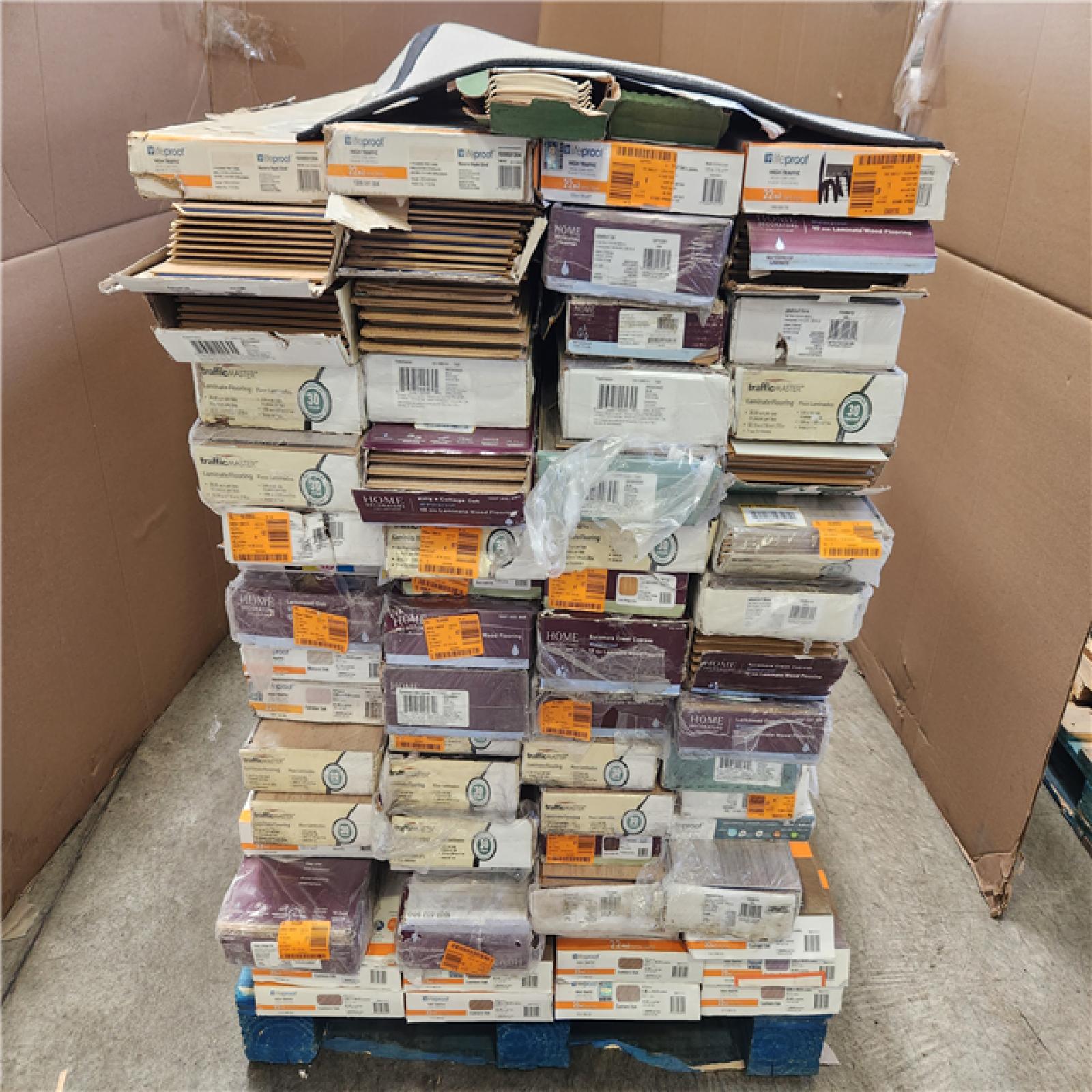 Phoenix AS-IS .Com Home Improvement Pallet (64-Boxes of Vinyl Flooring)