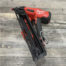 AS-IS Milwaukee FUEL 18V Lithium-Ion Brushless Cordless Gen II 15-Gauge Angled Nailer (Tool-Only)