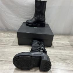 Banana Republic Leather Moto Boot - Black - SZ 6
