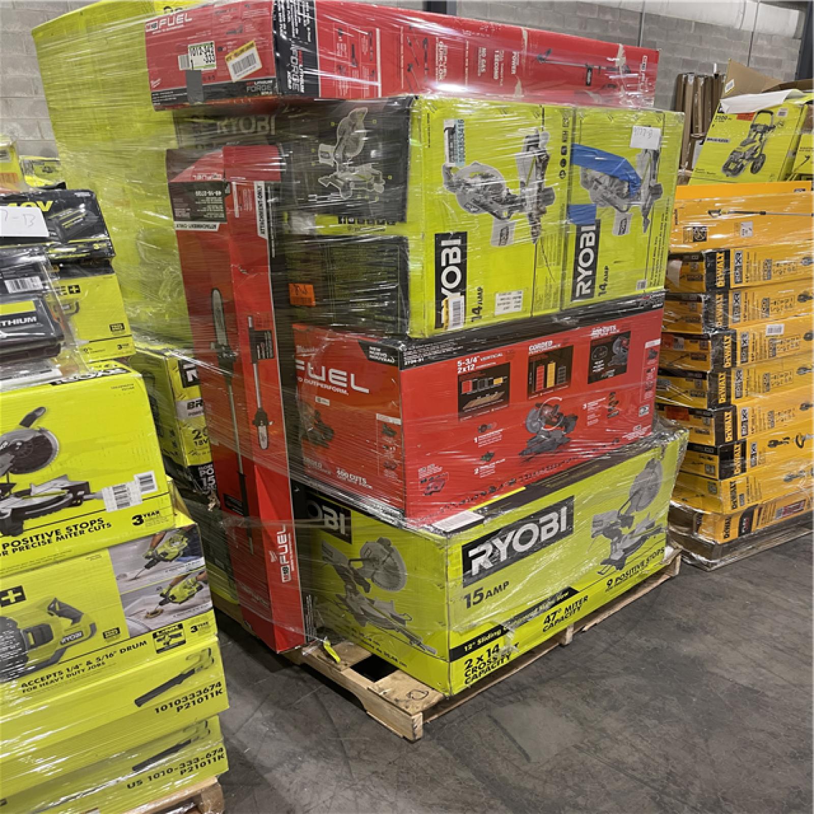 Pittston Location As-Is Power Tools Partial Truckload (16 pallets) 9777-B
