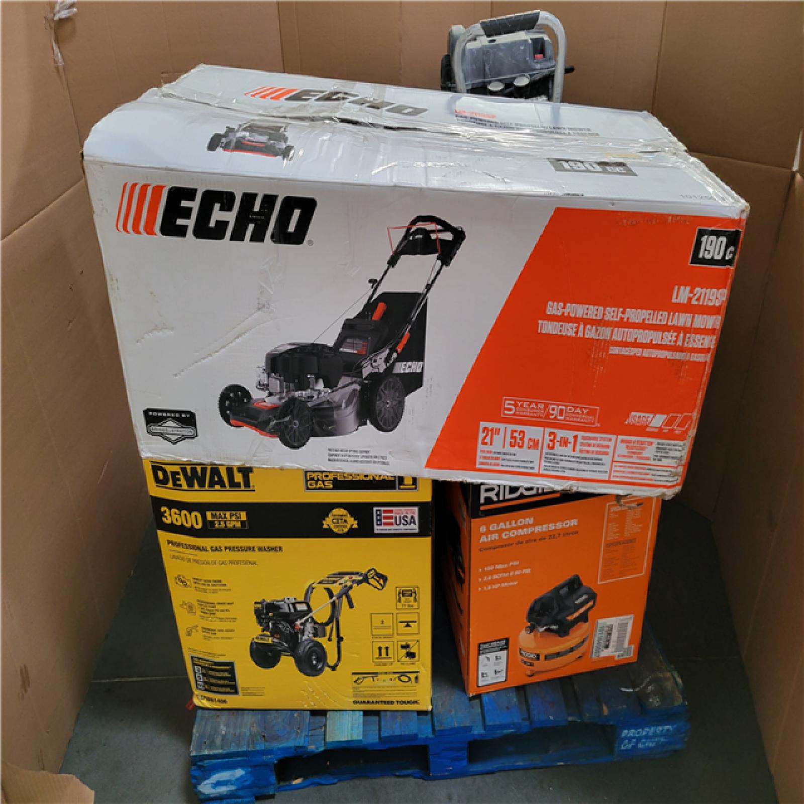 CALIFORNIA AS-IS OUTDOOR POWER EQUIPMENT