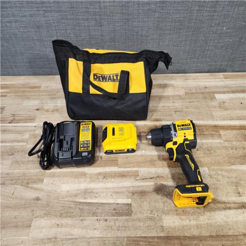 HOUSTON LOCATION - AS - IS DEWALT Atomic 20V Lithium-Ion Cordless Compact 1/2 in. Drill/Driver Kit