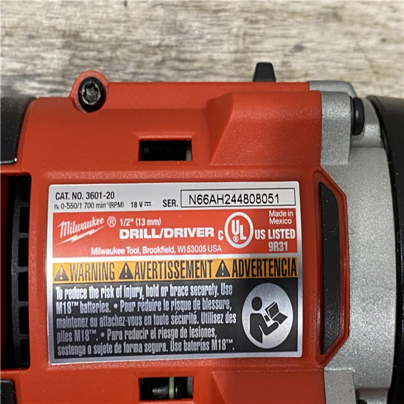 AS-IS Milwaukee 18V Lithium-Ion Brushless Cordless Compact Drill/Impact Combo Kit