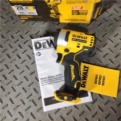 Houston Location - AS-IS DeWalt 20V MAX ATOMIC 3/8 in. Cordless Brushless Compact Impact Wrench Tool Only - Appears IN LIKE NEW Condition