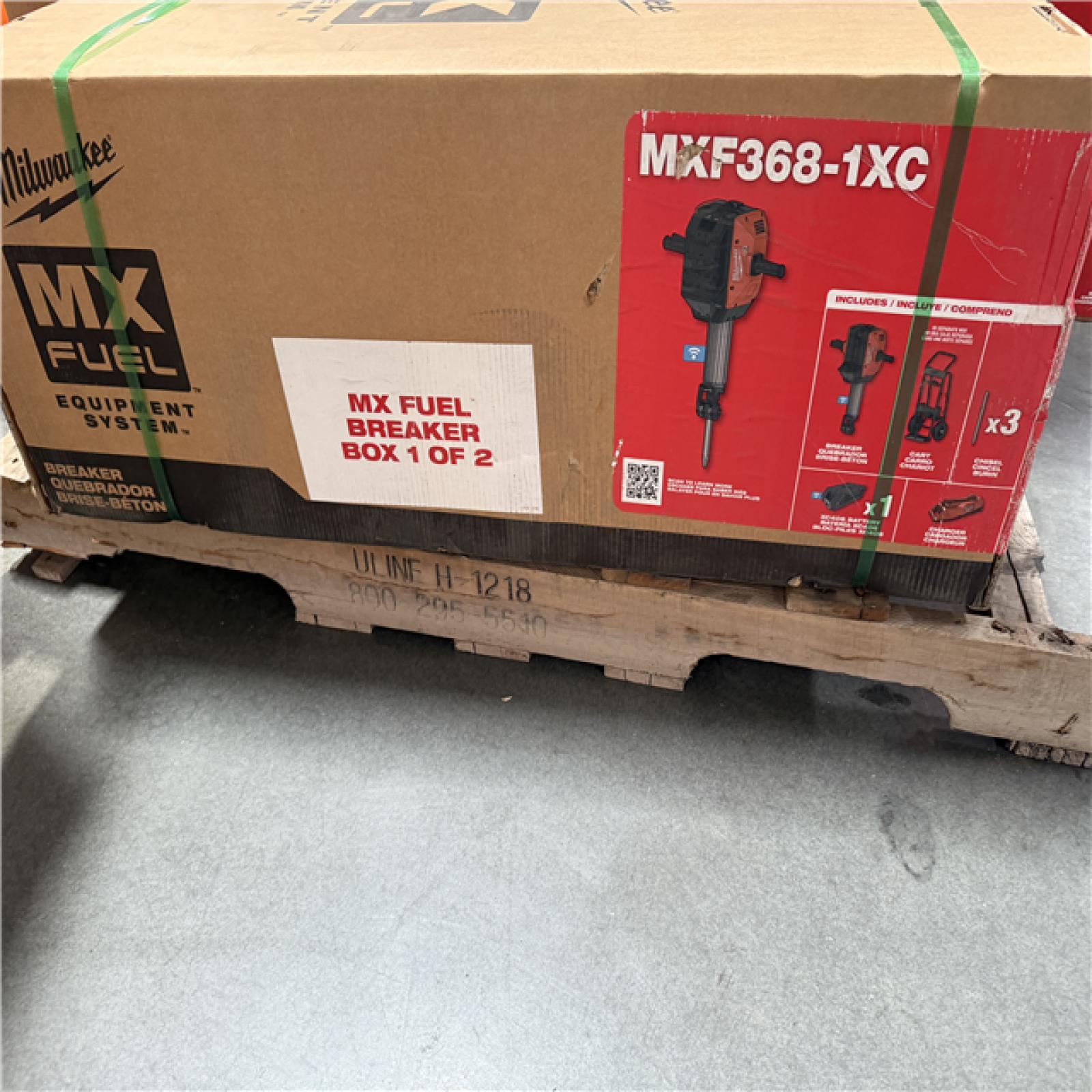 California NEW Sealed Boxes Milwaukee Breaker & Cart, Includes (1) Battery & Charger