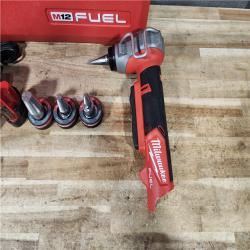 HOUSTON LOCATION - AS - IS Milwaukee M12 FUEL ProPEX Expander Tool Kit with 1/2 in. - 1 in.