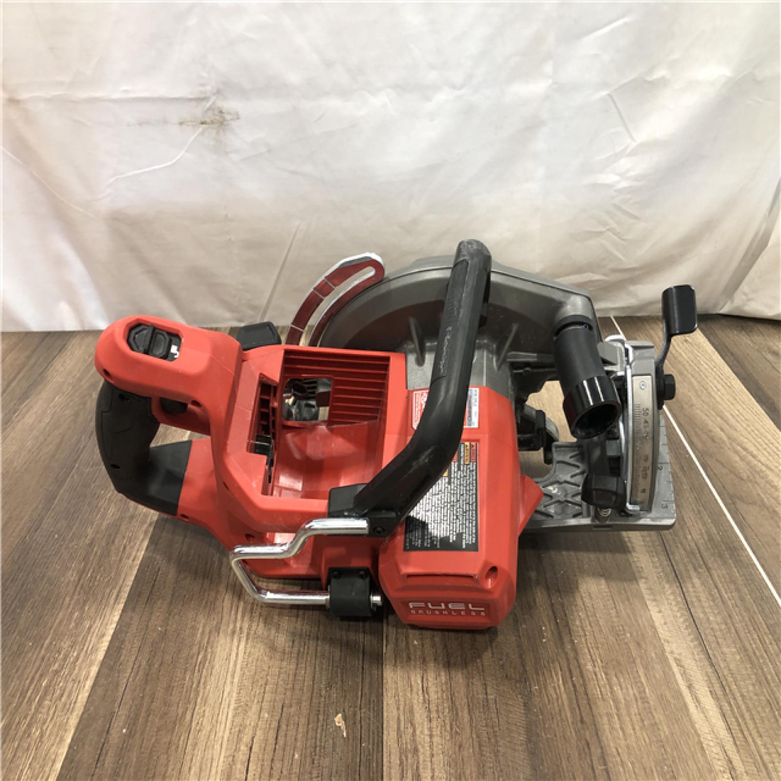 AS-IS Milwaukee FUEL 18V Lithium-Ion Cordless 7-1/4 in. Rear Handle Circular Saw (Tool-Only)