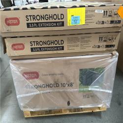 California NEW KETER Stronghold 10 x 15 Shed  Includes (2) 3.5ft Extension Kits