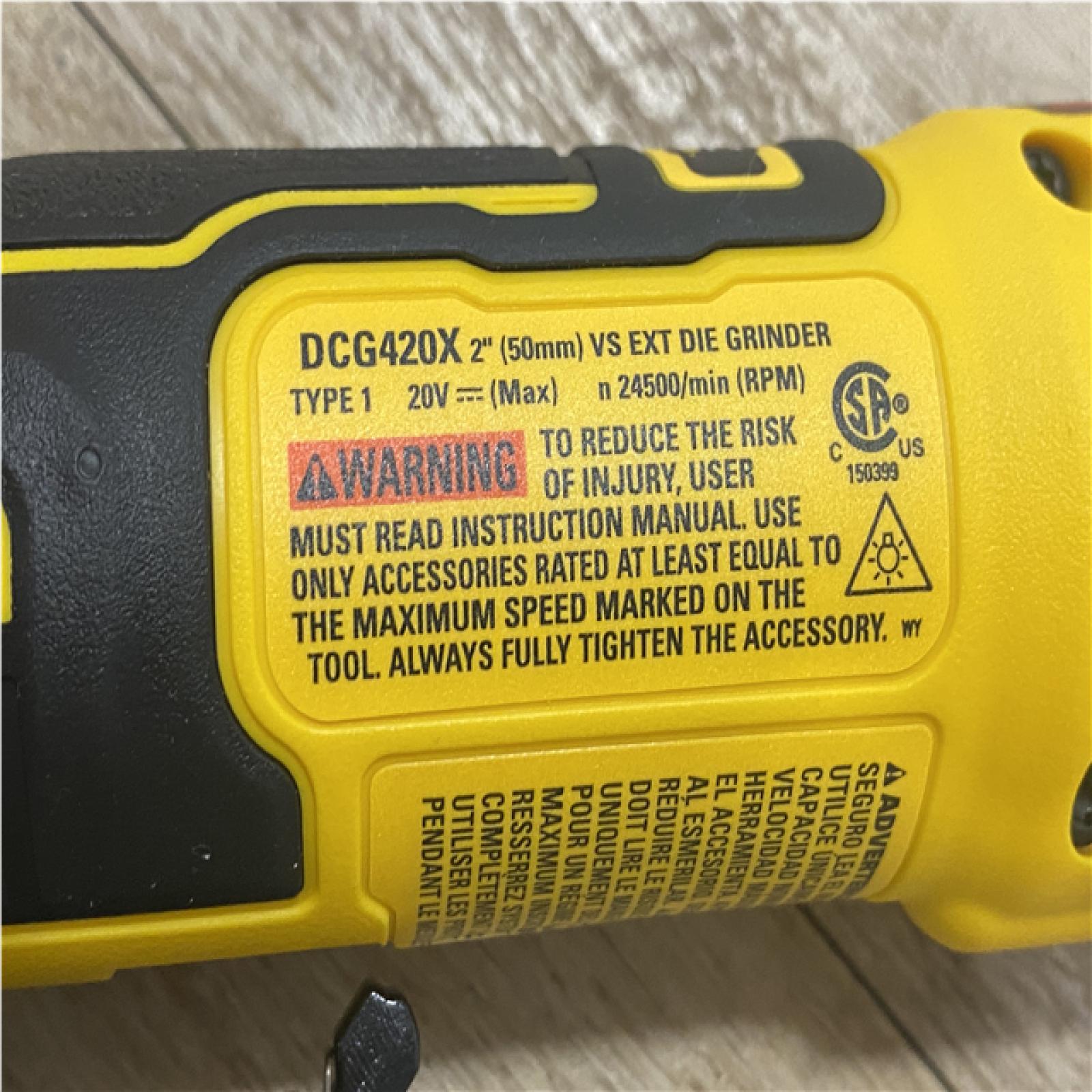 AS-IS DEWALT ATOMIC 20V MAX Cordless Extended Reach Die Grinder with Paddle Switch (Tool Only)