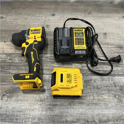AS-IS DEWALT Atomic 20V Lithium-Ion Cordless Compact 1/2 in. Drill/Driver Kit