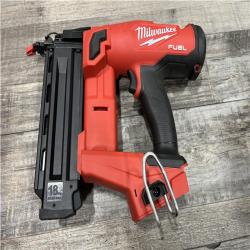 AS-IS Milwaukee FUEL 18-Volt Lithium-Ion Brushless Cordless Gen II 18-Gauge Brad Nailer (Tool-Only)