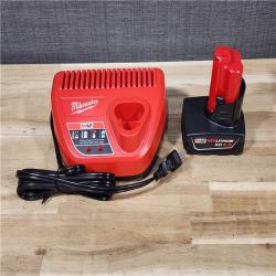 HOUSTON LOCATION - AS-IS Milwaukee 12-Volt Lithium-Ion Cordless Green 125 ft. Cross Line and Plumb Points Laser Level Kit