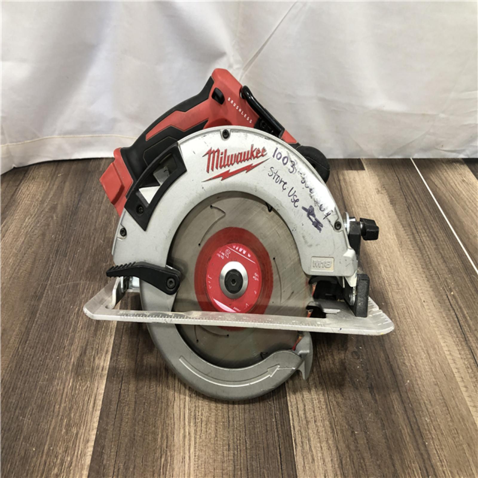 AS-IS Milwaukee 18V Lithium-Ion Brushless Cordless 7-1/4 in. Circular Saw (Tool-Only)