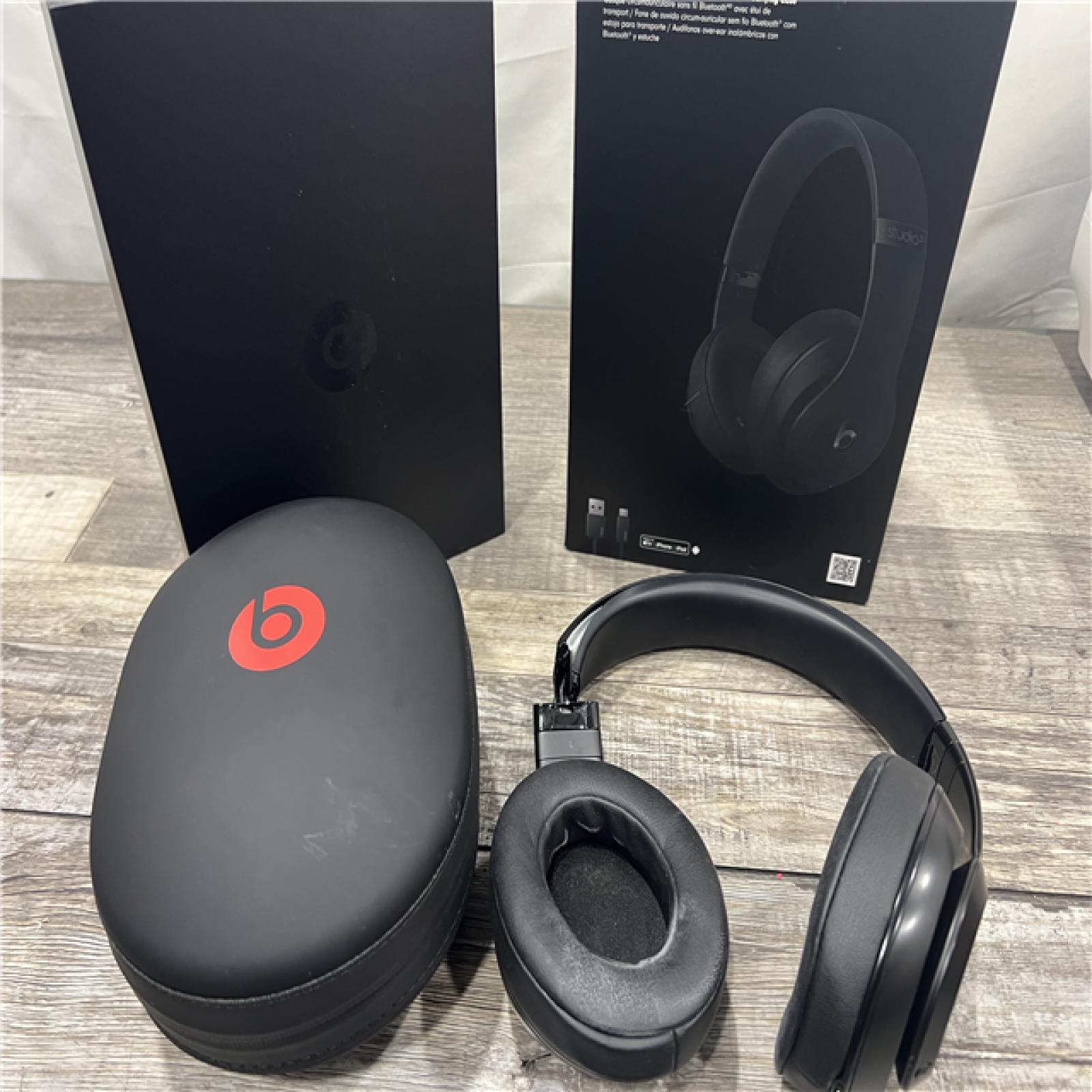 AS-IS Beats Studio3 Wireless Noise Cancelling Headphones- Matte Black