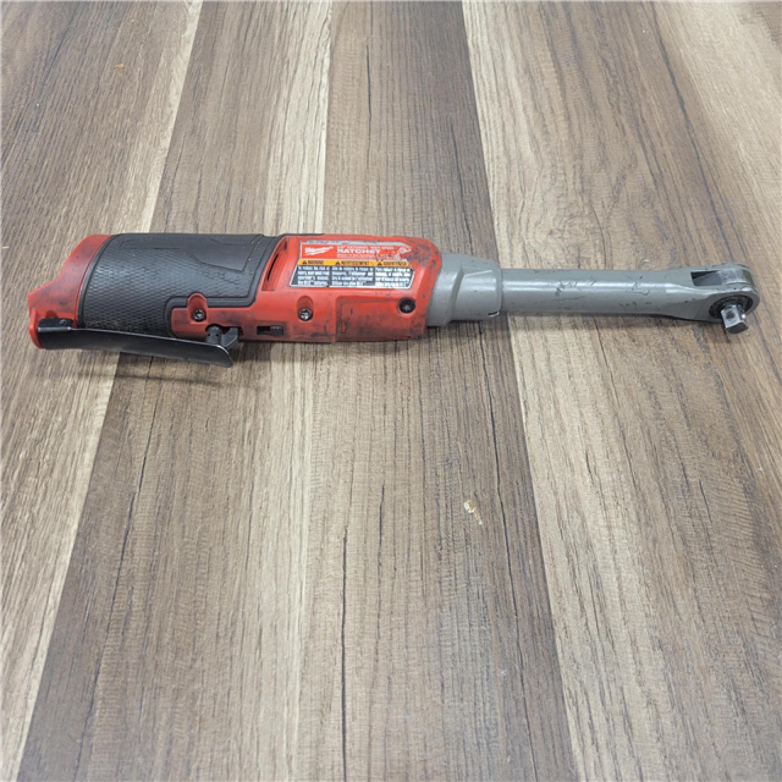 AS-IS Milwaukee 2569-20 12V Cordless 3/8  Extended Reach High Speed Ratchet (Tool Only)