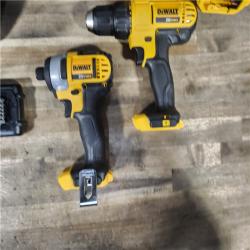 HOUSTON LOCATION - AS-IS DEWALT 3 TOOL COMBO KIT W/ (3) BATTERY & CHARGER