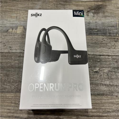 NEW SHOKZ OpenRun Pro Mini- Built-in Mic, with Hair Band, Black