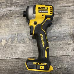 AS-IS DEWALT Atomic 20V Max Lithium-Ion Brushless Cordless Compact 1/4 in. Impact Driver Kit