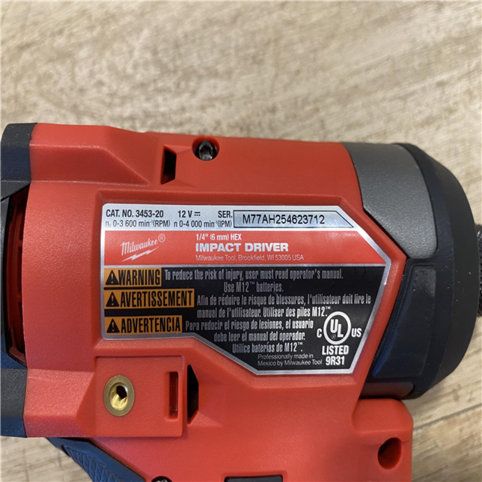 AS-IS Milwaukee FUEL 12-Volt Lithium-Ion Brushless Cordless Hammer Drill and Impact Driver Combo Kit