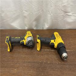 AS-IS DeWALTA® 20V MAX Cordless Drill Driver/Impact Driver Combo Kit 1.3 Ah Lithium Ion