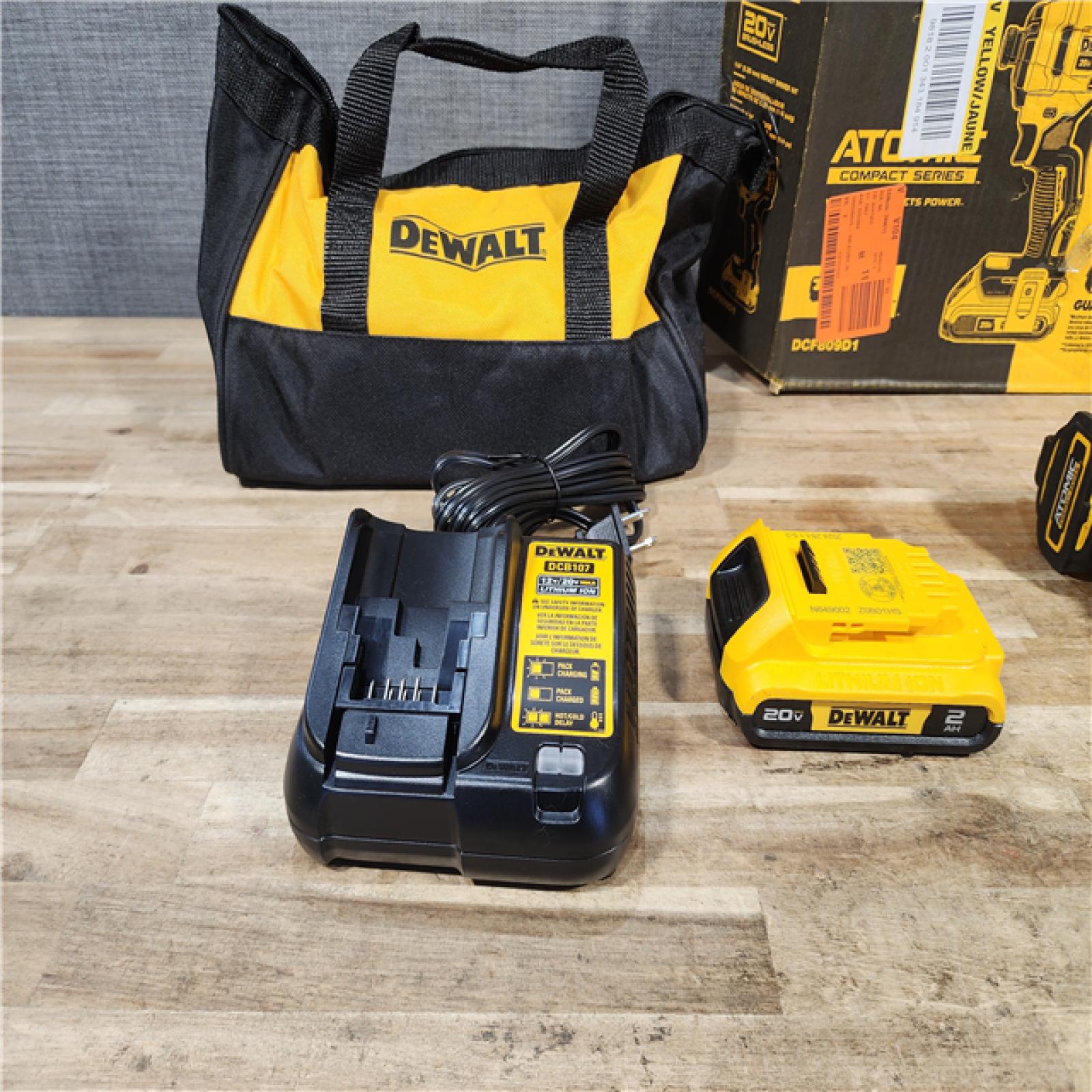 HOUSTON LOCATION - AS - IS DEWALT Atomic 20V Max Lithium-Ion Brushless Cordless Compact 1/4 in. Impact Driver Kit