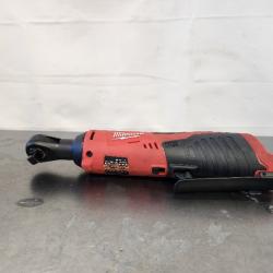 AS-IS- MILWAUKEE.38 in. M12 Cordless Ratchet (Tool-Only)