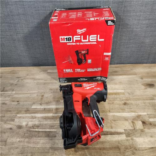 HOUSTON LOCATION - AS-IS Milwaukee M18 FUEL Coil Roofing Nailer (TOOL ONLY)